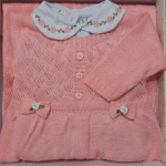 Conjunto Roupa Bebê Menina Saida Maternidade P 4 Peças 1 a 3 Meses Rosa - Imagem 2