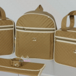 Bolsa Maternidade Feminino e Masculino Kit 2 Bolsas + Mochila + Trocador Rubi Gengibre