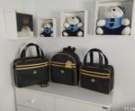 Bolsa Maternidade Feminino e Masculino Kit 2 Bolsas + Mochila + Trocador Rubi Preta - Imagem 4