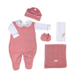 Saída de Maternidade Macacão Safari Leão e outros – 6 Peças Bordadas | Tamanho RN - Imagem 9