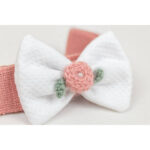 Kit Vestidinho Saída Maternidade Menina com Sapatinho e Tiara – Tamanho RN até 1m - Imagem 2