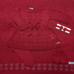 Conjunto Saída de Maternidade Tricot Luxo 6 Peças – Tamanho P (1 a 3 meses) - Imagem 4