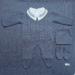 Saída de Maternidade Tricot Elegance Macacão – 5 Peças | Tamanho P (1 a 3 meses) - Imagem 2