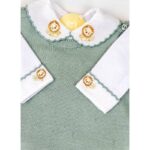 Saída de Maternidade Macacão Safari Leão e outros – 6 Peças Bordadas | Tamanho RN - Imagem 3