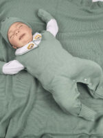 Saída Maternidade Completa Tam P 1 a 3 meses Bordado Leão Tricot - Imagem 3