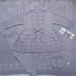 Conjunto Saída de Maternidade Tricot Luxo 6 Peças – Tamanho P (1 a 3 meses) - Imagem 5