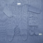 Saída de Maternidade Tricot Elegance Macacão – 5 Peças | Tamanho P (1 a 3 meses) - Imagem 8