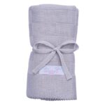 Manta Cobertor de Bebe Recem Nascido Saida Maternidade Não Alérgica Tricô - Imagem 8